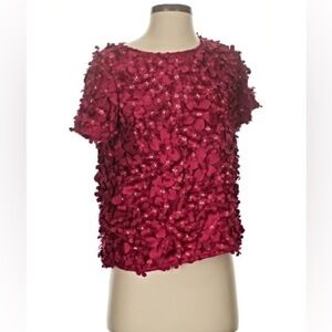 Anthropologie VARUN BAHL Rosemarie 3D Textured Blouse Size: 0